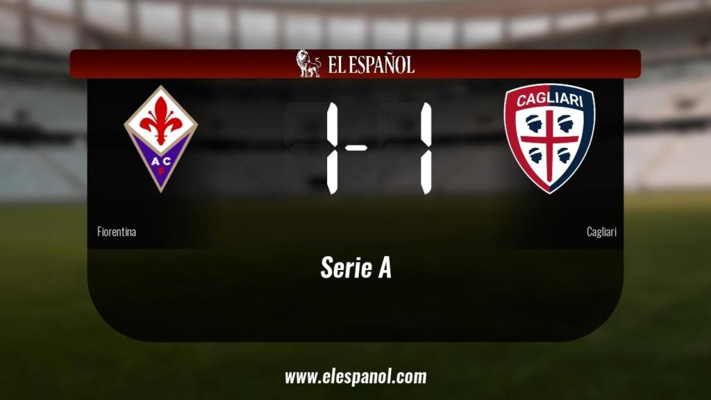 Empate, 1-1, entre la Fiorentina y el Cagliari