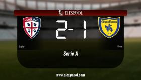 Triunfo del Cagliari por 2-1 frente al Chievo