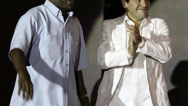 Pele y Maradona. Foto: Twitter (@Pele)