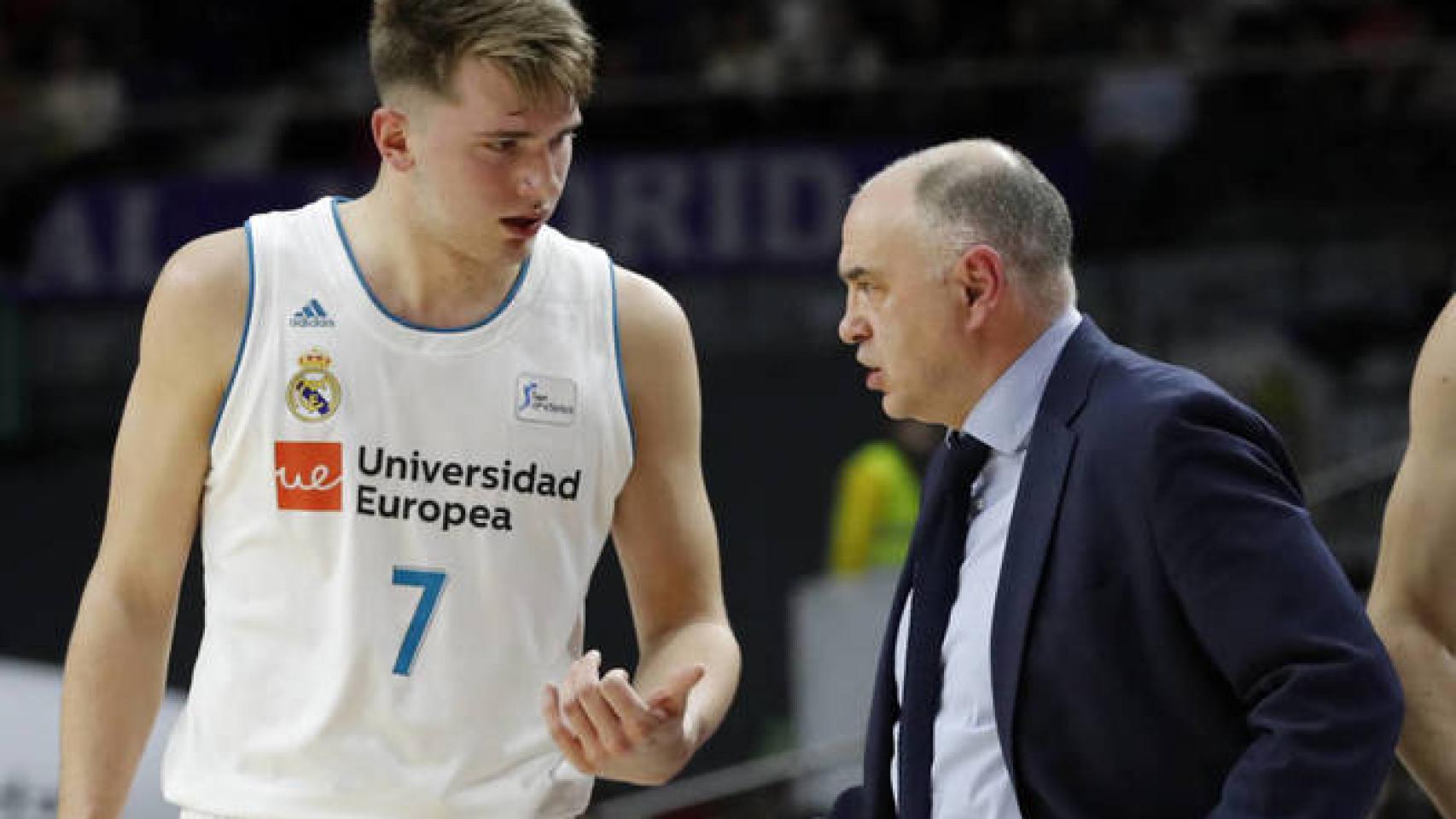 Doncic, en su etapa en el Real Madrid. Foto: ACB