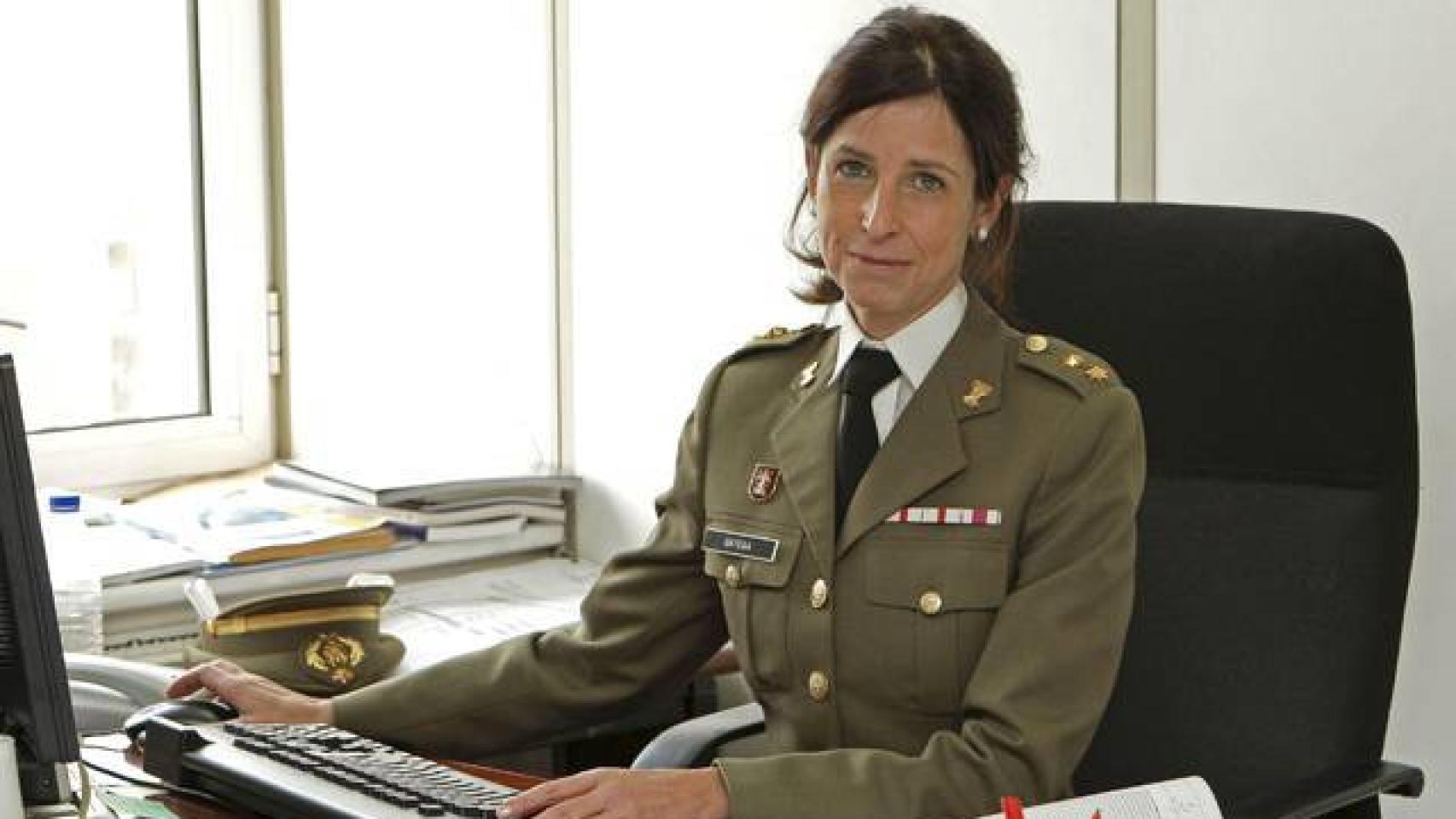 Patricia Ortega, en una foto de la Revista Española de Defensa.