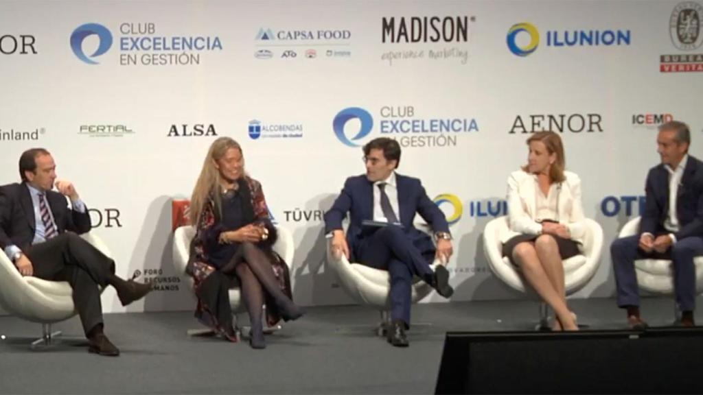 Los cuatro líderes de negocio, en el Foro Club Excelencia en la Gestión