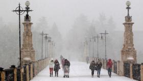 Imágenes del primer temporal del nieve del año pasado, en diciembre.