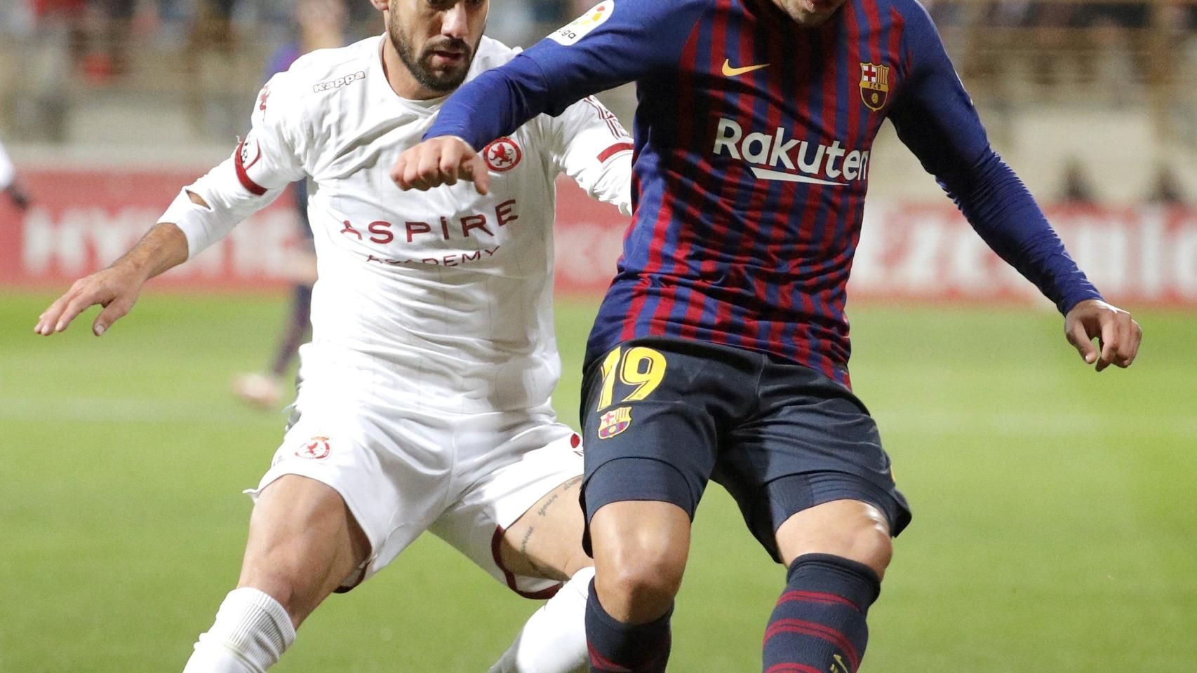 Munir en un enfrentamiento de la Copa del Rey