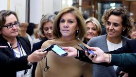 María Dolores de Cospedal en el Congreso de los Diputados en una imagen de archivo.