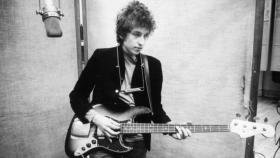 Bob Dylan durante la grabación de 'Blood on the Tracks'.