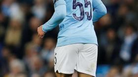 Brahim Díaz, durante un partido con el Manchester City