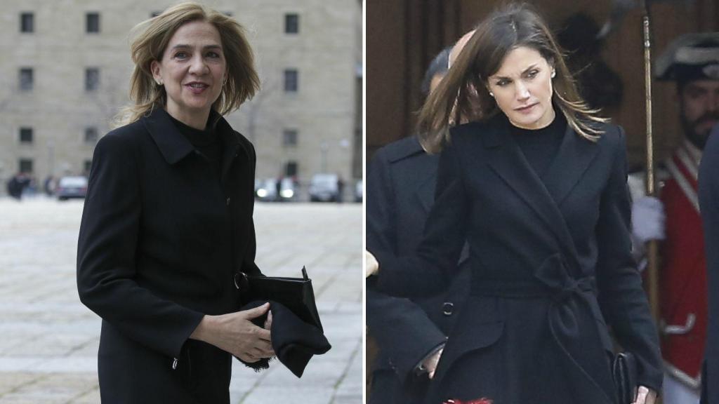 La infanta Cristina y la reina Letizia en su último encuentro público.