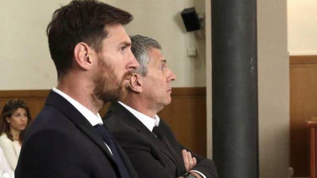 Messi y su padre, en los tribunales