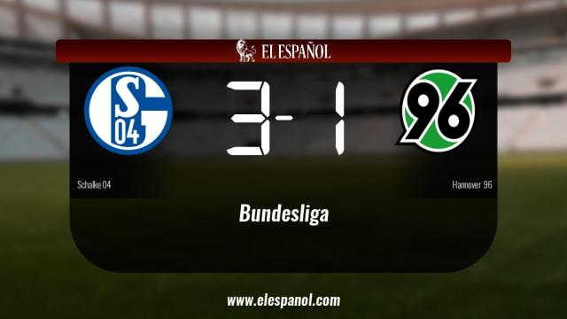 El Schalke 04 se queda los tres puntos frente al Hannover 96