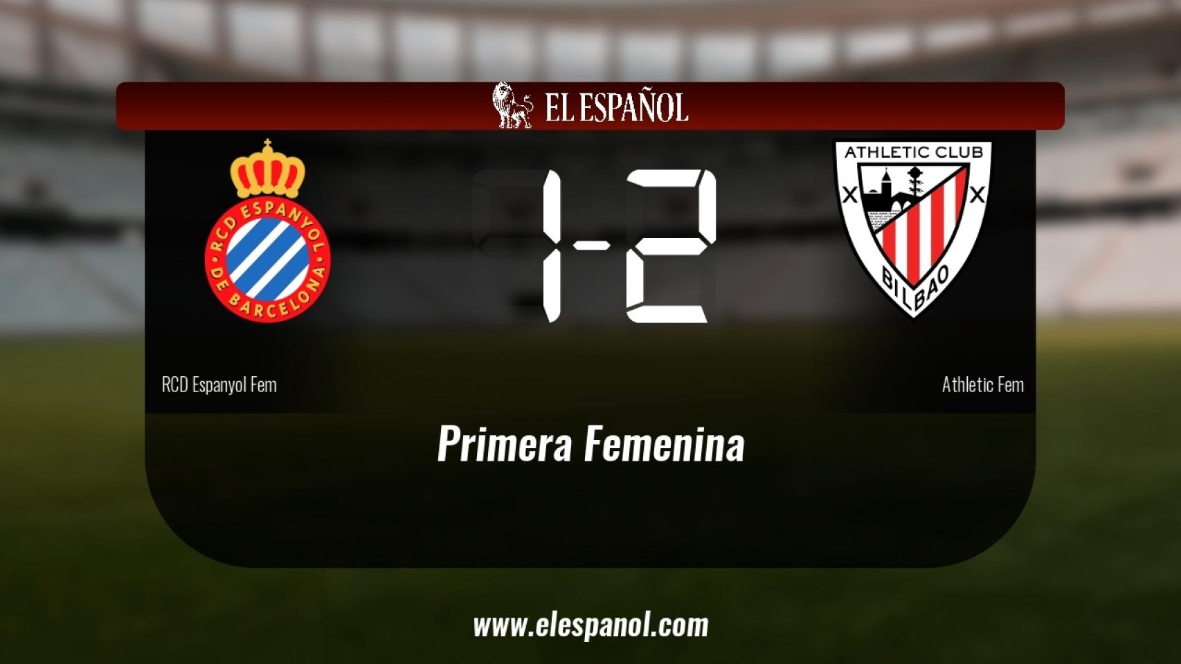 El Espanyol 1-2 Athletic Club