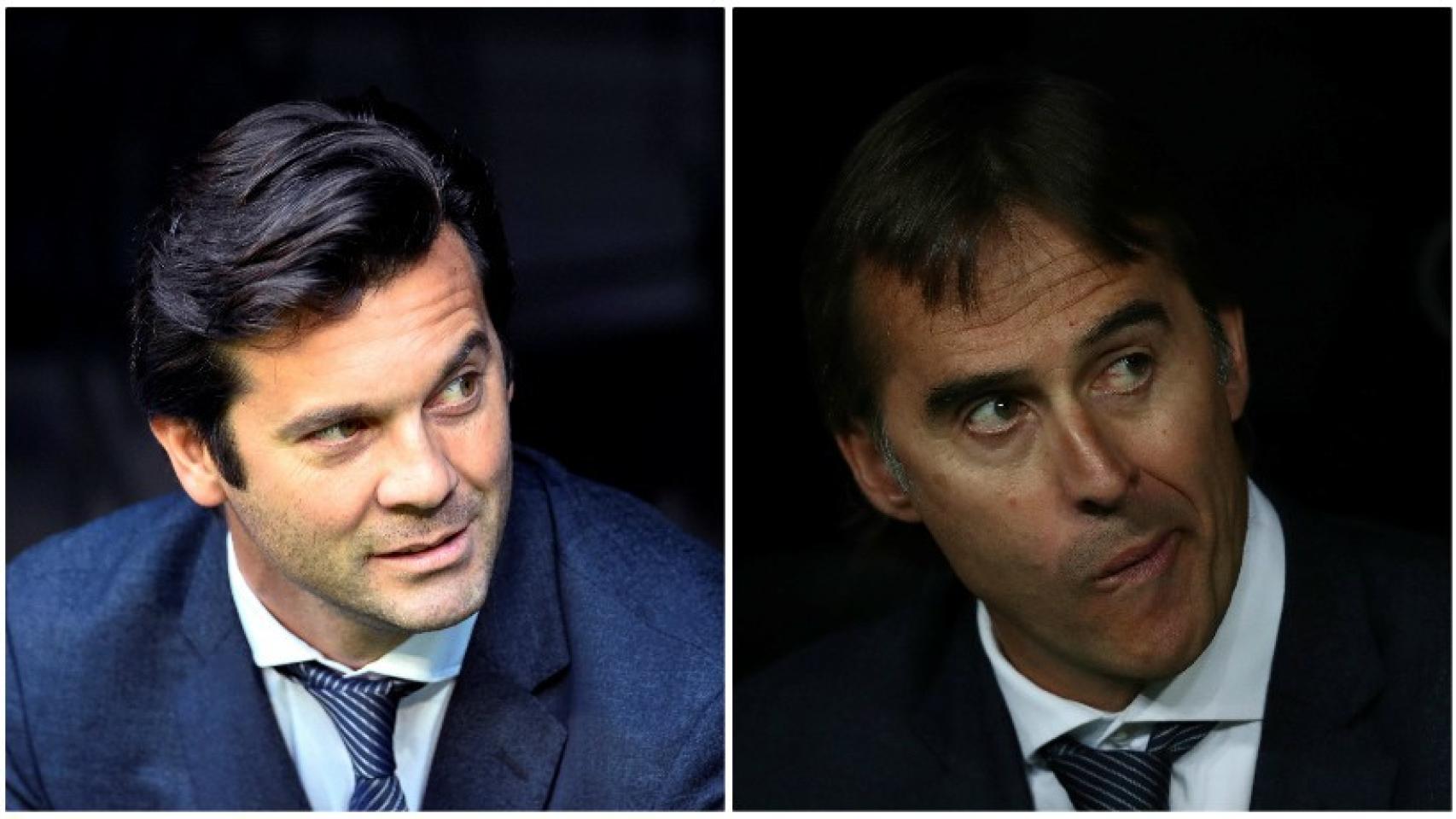 Solari y Lopetegui