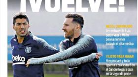 La portada del diario Sport (05/11/2018)