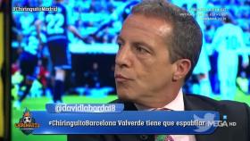 Cristóbal Soria en El Chiringuito. Foto: Twitter. (@elchiringuitotv)