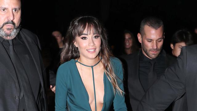 Aitana Ocaña llegando a un evento.