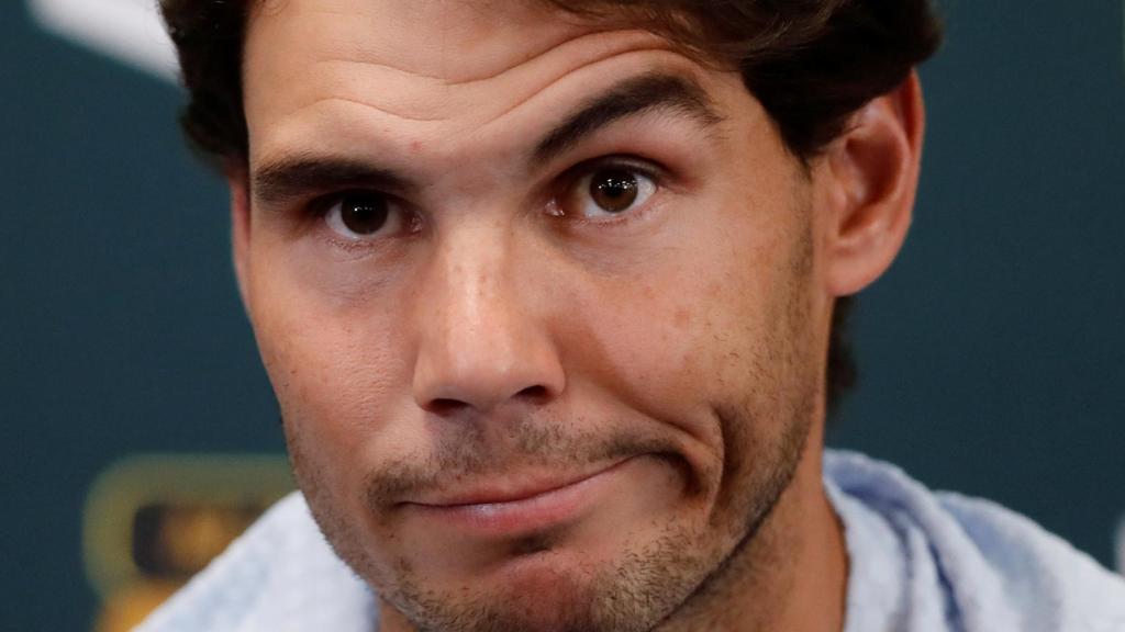 Nadal, durante una rueda de prensa en París.