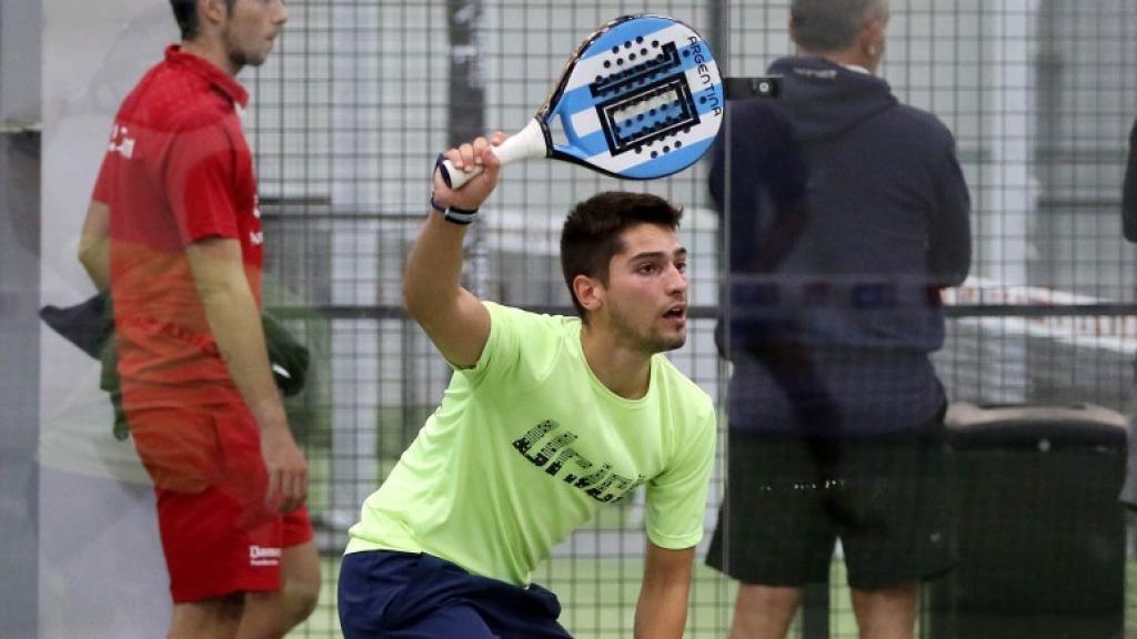 Gonzalo Salías en el Open de Bilbao. Foto: worldpadeltour.com