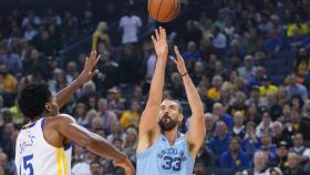 Marc Gasol, en el partido ante los Warriors.