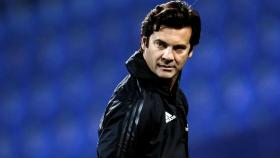 Solari concentrado para su primer partido en Champions