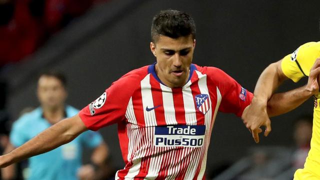 Rodri, en el Atlético de Madrid - Borussia Dortmund