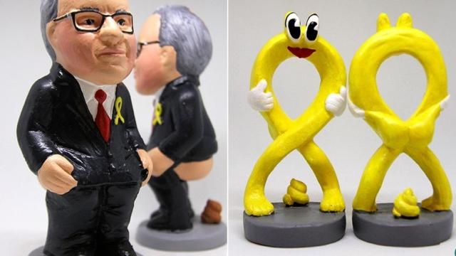 Quim Torra y el lazo amarillo ya tienen su caganer.