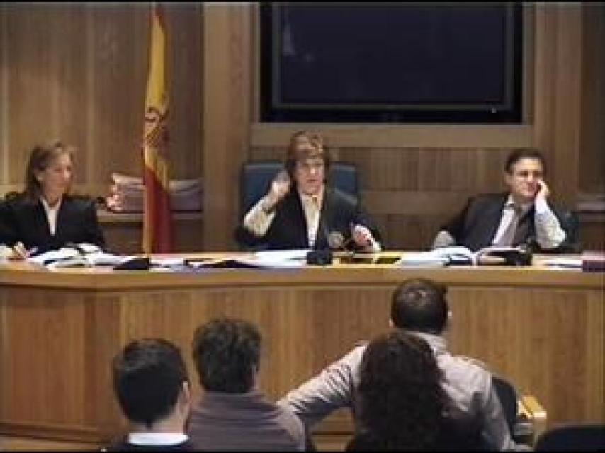 Angela Murillo, presidiendo el juicio a Otegi./