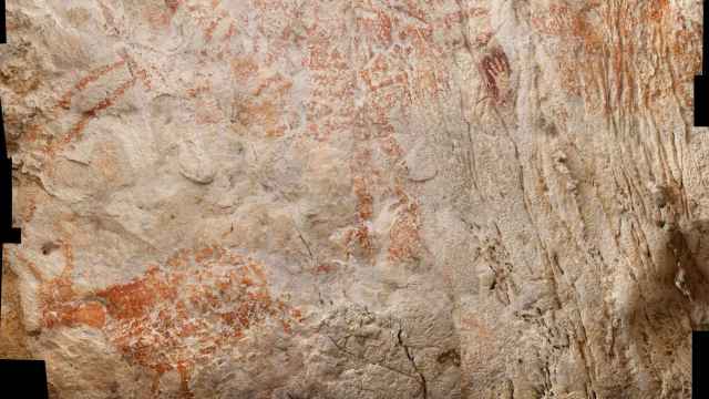 La pintura figurativa más antigua del mundo, de hace más de 40.000 años, hallada en Borneo.