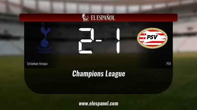 El Tottenham derrota en casa al PSV por 2-1