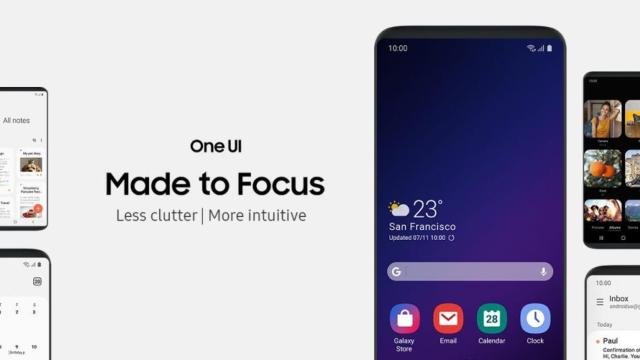 La nueva interfaz de Samsung, One UI, más sencilla y estilizada