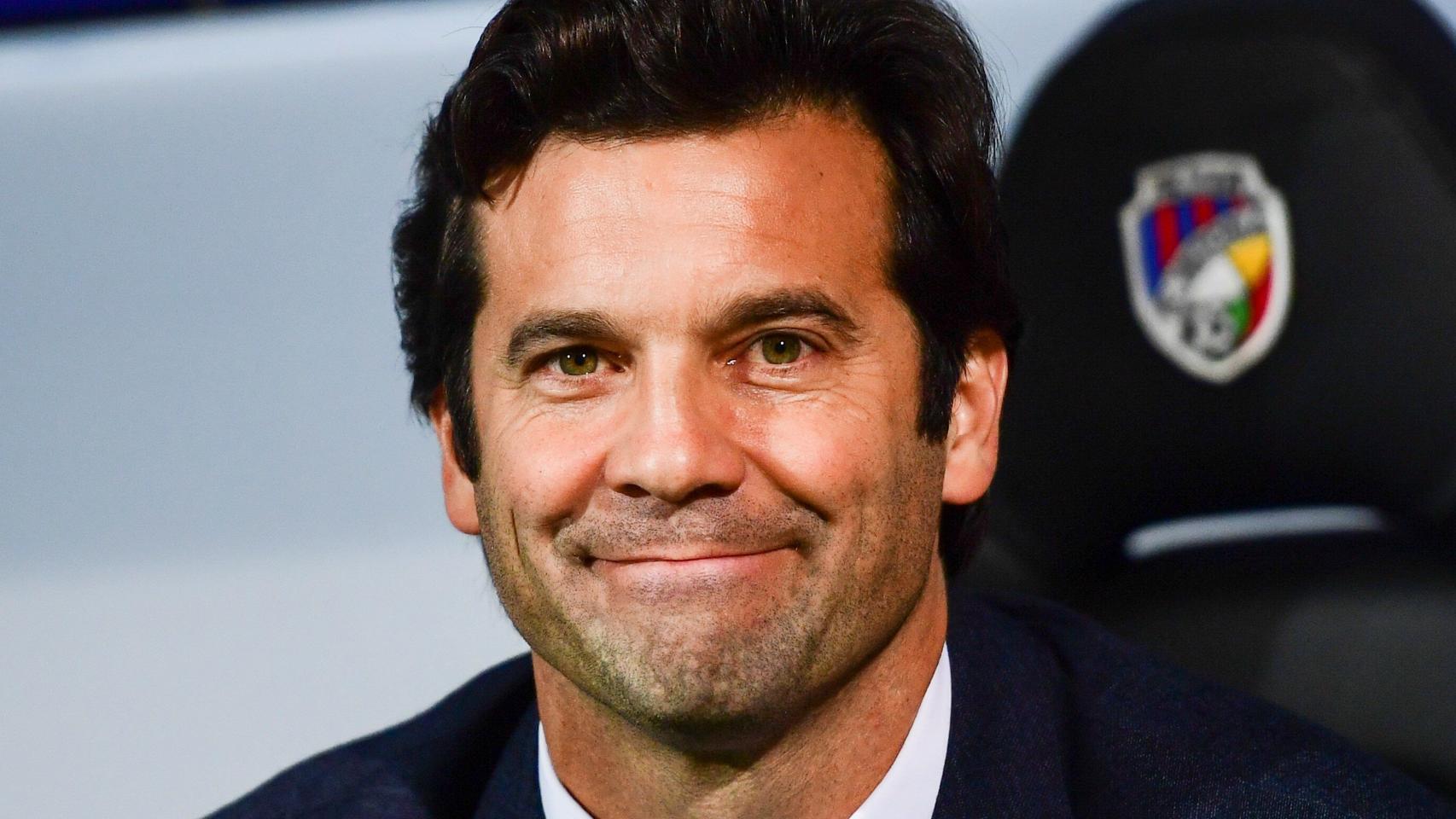 Solari, en el banquillo del Real Madrid ante el Viktoria Pilsen