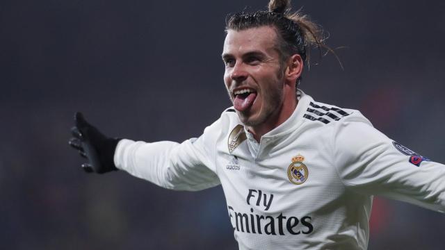 Gareth Bale celebra un gol