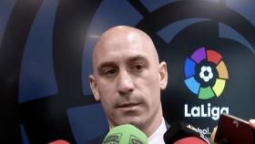 Luis Rubiales en la Asamblea de LaLiga