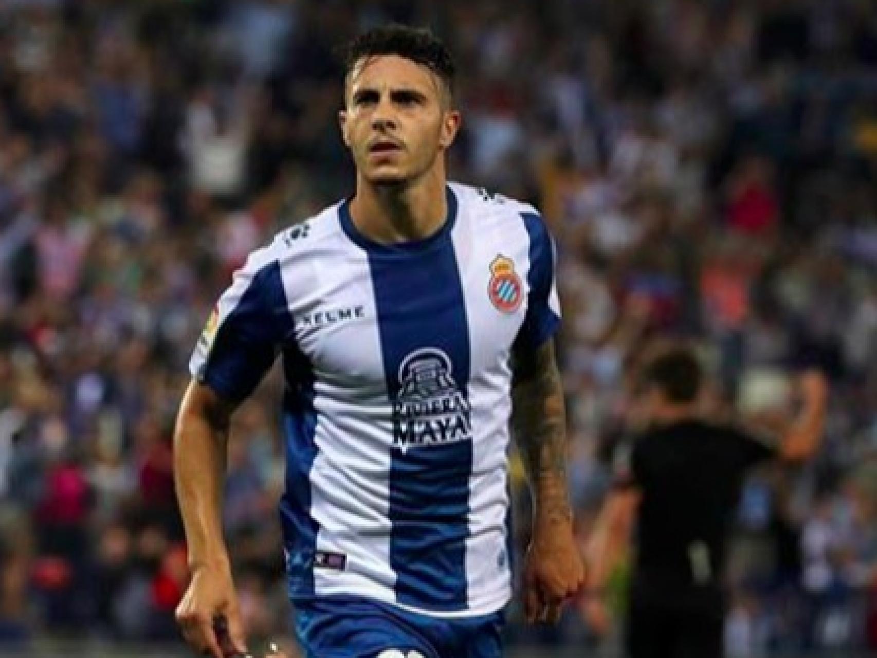 Mario Hermoso celebra con el Espanyol. Foto: Instagram (@mhermoso22)