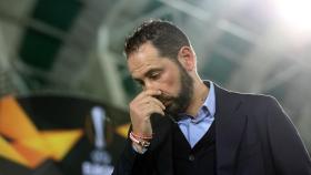 Pablo Machín durante un partido del Sevilla