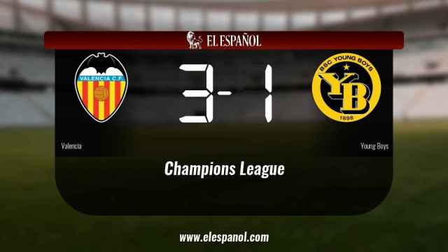 Triunfo del Valencia por 3-1 frente al Young Boys