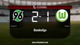 El Hannover 96 ganó en casa al Wolfsburg