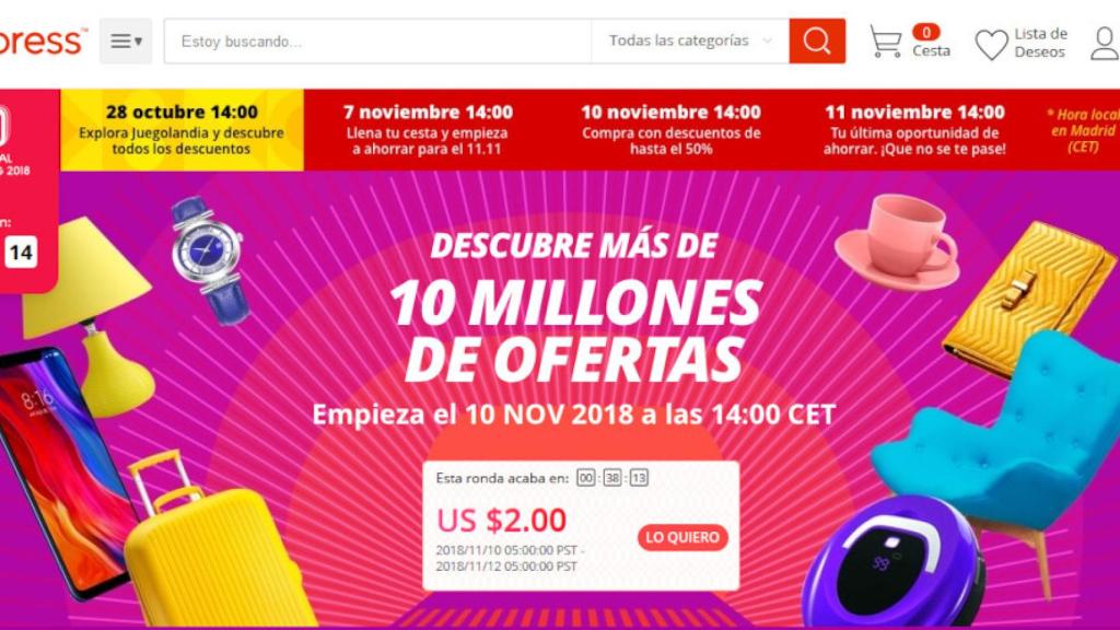 Aliexpress adelanta el 11-11: estas son las mejores ofertas