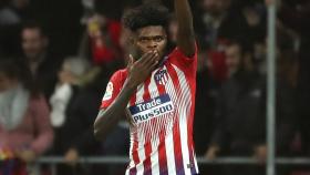 Thomas Partey, del Atlético de Madrid, durante el partido ante el Athletic