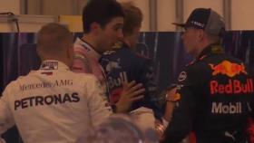 Pelea entre Ocon y Verstappen