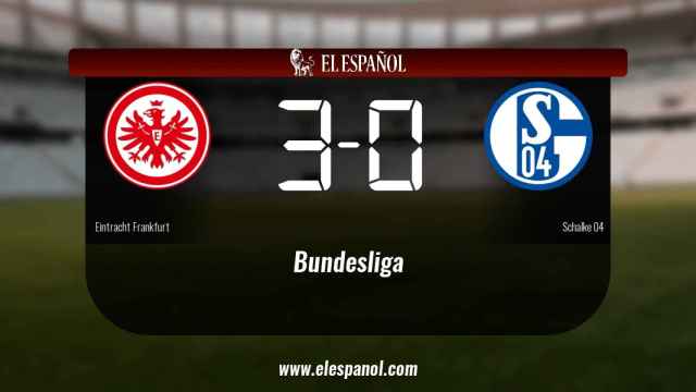 Triunfo del Eintracht Frankfurt por 3-0 frente al Schalke 04