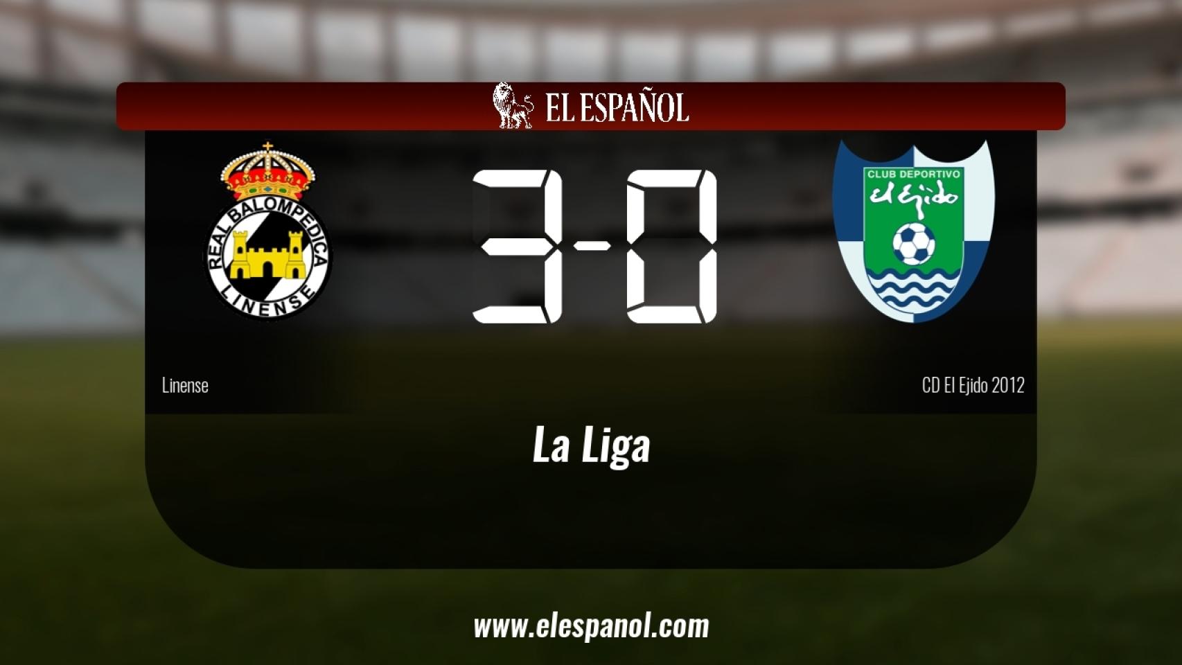 El Linense gana en el Municipal de La Línea a El Ejido 2012