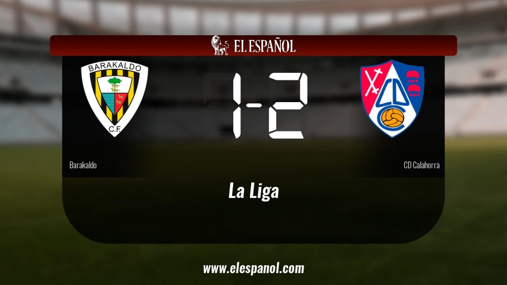 El Calahorra gana por 1-2 al Barakaldo