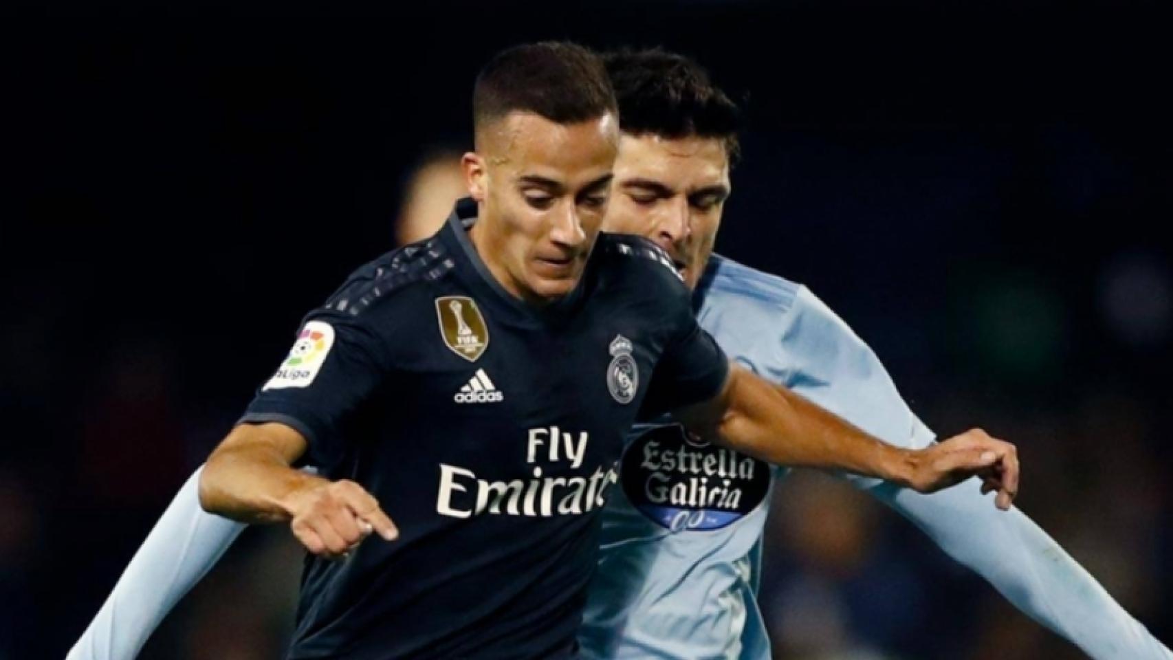 Lucas Vazquez, en el Celta de Vigo - Real Madrid de La Liga en Balaídos