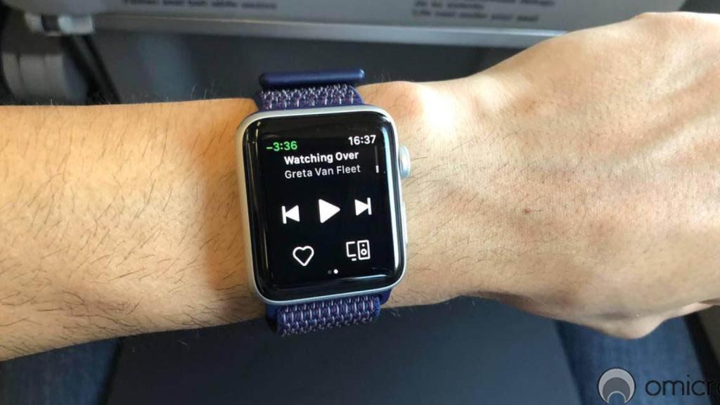Spotify en Apple Watch.