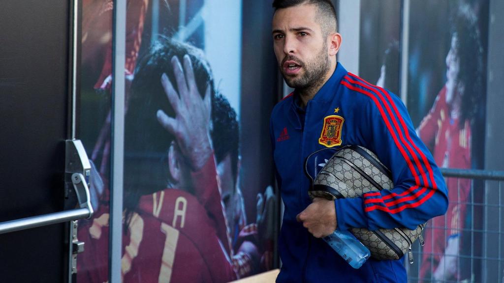 Rueda de prensa de Jordi Alba