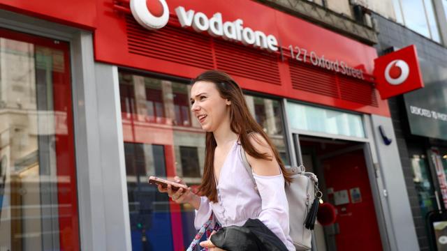 Tienda de Vodafone, en una imagen de archivo.