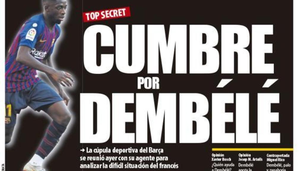 La portada del diario Mundo Deportivo (14/11/2018)