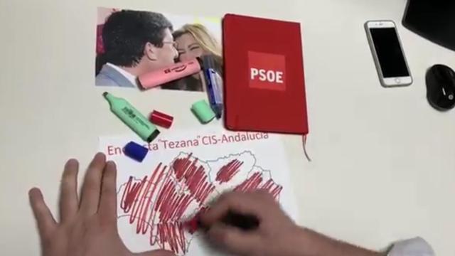 Captura de pantalla del vídeo del PP difundido en su cuenta de Twitter.