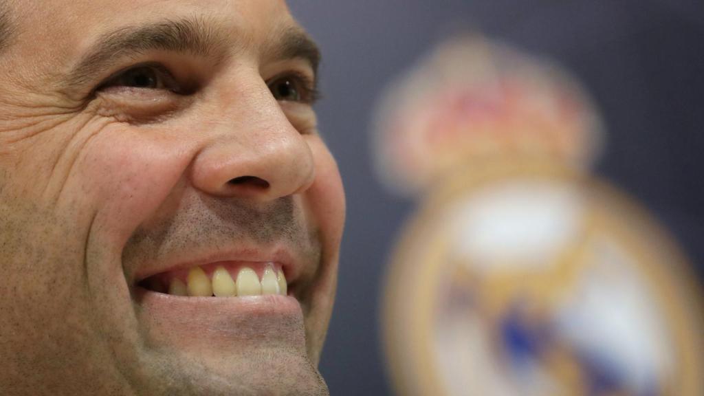 Solari, en su primera rueda de prensa como entrenador del Real Madrid