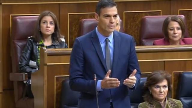 Sánchez en la sesión de control.